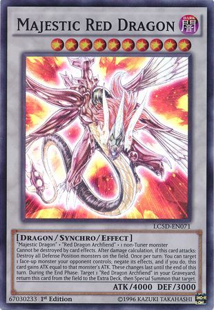 Majestic Red Dragon LC5D EN071 Super Rare 1st Edition Legendary Collection 5D s LC5D Singles Majestic Red Dragon LC5D EN071 Super Rare 1st Edition Legendary Collection 5D s LC5D Singles