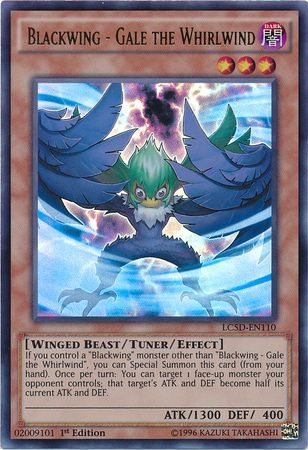 Blackwing Gale the Whirlwind LC5D EN110 Ultra Rare 1st Edition Blackwing Gale the Whirlwind LC5D EN110 Ultra Rare 1st Edition