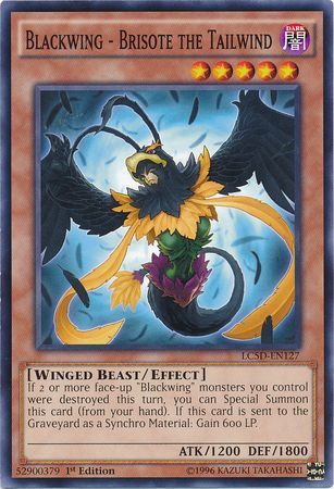 Blackwing Brisote the Tailwind LC5D EN127 Common 1st Edition Legendary Collection 5D s LC5D Singles Blackwing Brisote the Tailwind LC5D EN127 Common 1st Edition Legendary Collection 5D s LC5D Singles