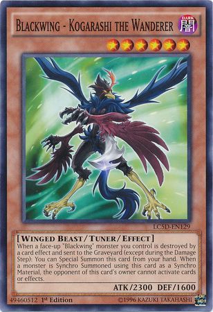Blackwing Kogarashi the Wanderer LC5D EN129 Common 1st Edition Legendary Collection 5D s LC5D Singles Blackwing Kogarashi the Wanderer LC5D EN129 Common 1st Edition Legendary Collection 5D s LC5D Singles