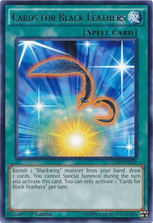 Cards for Black Feathers LC5D EN139 Rare 1st Edition Cards for Black Feathers LC5D EN139 Rare 1st Edition