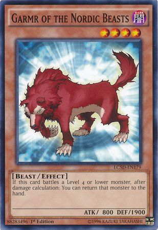 Garmr of the Nordic Beasts LC5D EN179 Common 1st Edition Legendary Collection 5D s LC5D Singles Garmr of the Nordic Beasts LC5D EN179 Common 1st Edition Legendary Collection 5D s LC5D Singles