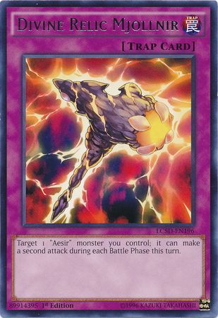 Divine Relic Mjollnir LC5D EN196 Rare 1st Edition Divine Relic Mjollnir LC5D EN196 Rare 1st Edition