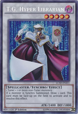 T G Hyper Librarian LC5D EN211 Secret Rare 1st Edition Legendary Collection 5D s LC5D Singles T G Hyper Librarian LC5D EN211 Secret Rare 1st Edition Legendary Collection 5D s LC5D Singles