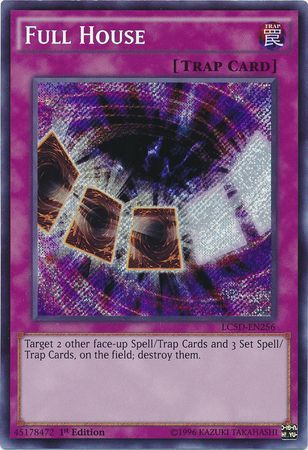 Full House LC5D EN256 Secret Rare 1st Edition Full House LC5D EN256 Secret Rare 1st Edition