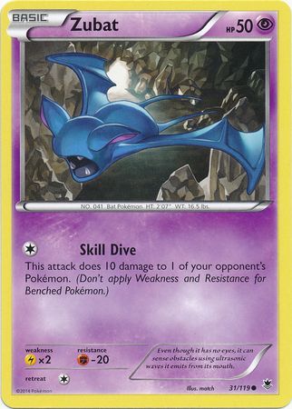 Zubat 31 119 Common XY Phantom Forces Singles Zubat 31 119 Common XY Phantom Forces Singles