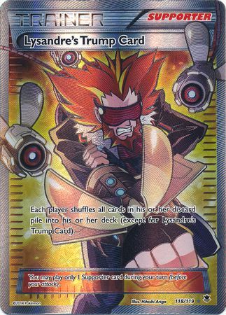 Pokemon Phantom Forces 118/119 - Lysandre's Trump Card - Full Art Rare (MP)  - Core Gaming