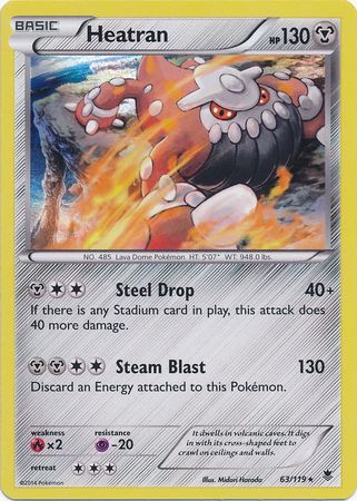 Heatran 63 119 Holo Rare XY Phantom Forces Singles Heatran 63 119 Holo Rare XY Phantom Forces Singles