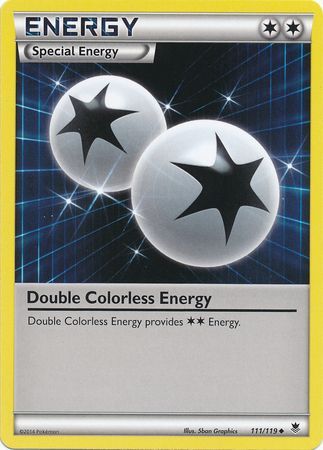 Double Colorless Energy 111 119 Uncommon XY Phantom Forces Singles Double Colorless Energy 111 119 Uncommon XY Phantom Forces Singles