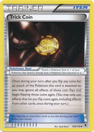 Trick Coin 108 119 Uncommon XY Phantom Forces Singles Trick Coin 108 119 Uncommon XY Phantom Forces Singles