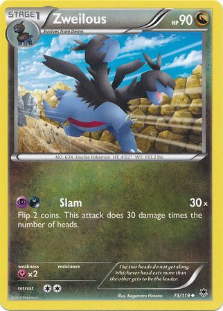 Zweilous 73 119 Uncommon XY Phantom Forces Singles Zweilous 73 119 Uncommon XY Phantom Forces Singles