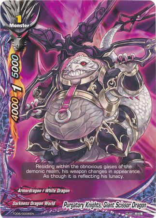Purgatory Knights Giant Scissor Dragon TD06 0006 Purgatory Knights Giant Scissor Dragon TD06 0006