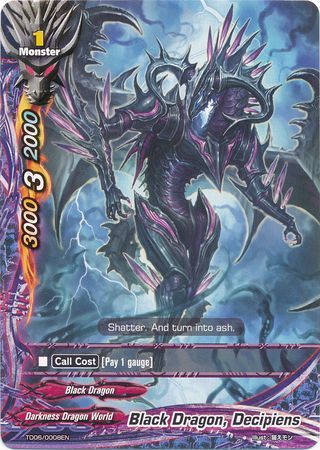 Black Dragon Decipiens TD06 0008 FCBF Trial Deck 6 Dark Pulse Black Dragon Decipiens TD06 0008 FCBF Trial Deck 6 Dark Pulse