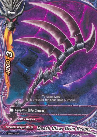 Death Claw Grim Reaper TD06 0016 Death Claw Grim Reaper TD06 0016