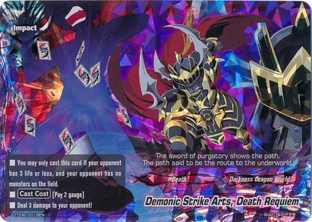 Demonic Strike Arts Death Requiem Holo TD06 0018 Demonic Strike Arts Death Requiem Holo TD06 0018