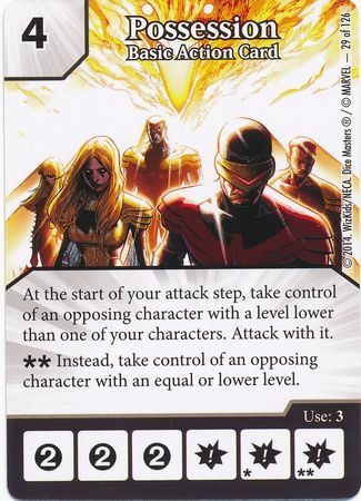 Possession Basic Action Card Common Marvel Dice Masters The Uncanny X Men Singles Possession Basic Action Card Common Marvel Dice Masters The Uncanny X Men Singles