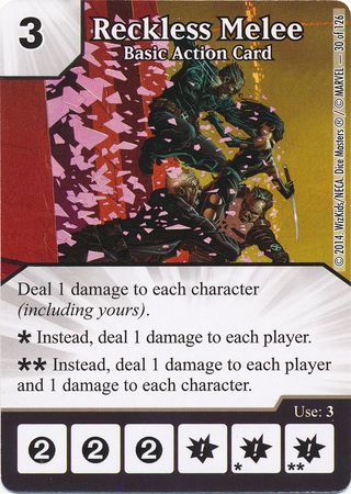 Reckless Melee Basic Action Card Common Marvel Dice Masters The Uncanny X Men Singles Reckless Melee Basic Action Card Common Marvel Dice Masters The Uncanny X Men Singles