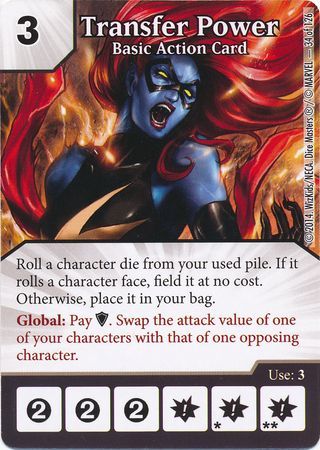 Transfer Power Basic Action Card Common Marvel Dice Masters The Uncanny X Men Singles Transfer Power Basic Action Card Common Marvel Dice Masters The Uncanny X Men Singles