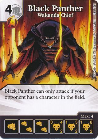 Black Panther Wakanda Chief Common Marvel Dice Masters The Uncanny X Men Singles Black Panther Wakanda Chief Common Marvel Dice Masters The Uncanny X Men Singles