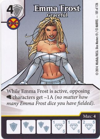 Emma Frost Graceful Rare Marvel Dice Masters The Uncanny X Men Singles Emma Frost Graceful Rare Marvel Dice Masters The Uncanny X Men Singles