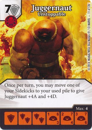 Juggernaut Unstoppable Common Marvel Dice Masters The Uncanny X Men Singles Juggernaut Unstoppable Common Marvel Dice Masters The Uncanny X Men Singles