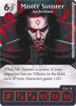 Mister Sinister Archvillain Common Marvel Dice Masters The Uncanny X Men Singles Mister Sinister Archvillain Common Marvel Dice Masters The Uncanny X Men Singles