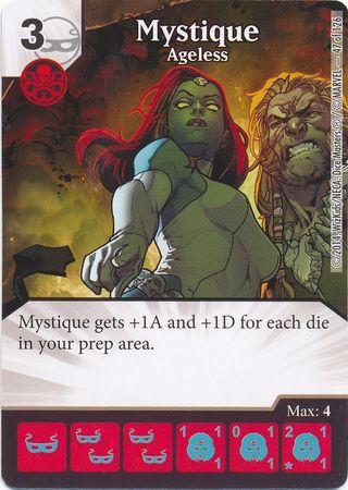 Mystique Ageless Common Marvel Dice Masters The Uncanny X Men Singles Mystique Ageless Common Marvel Dice Masters The Uncanny X Men Singles