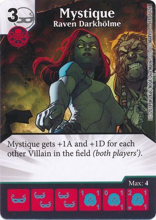 Mystique Raven Darkholme Uncommon Marvel Dice Masters The Uncanny X Men Singles Mystique Raven Darkholme Uncommon Marvel Dice Masters The Uncanny X Men Singles