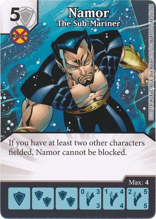 3x #048 Namor The Sub-Mariner The Uncanny X-Men Marvel Dice Masters 