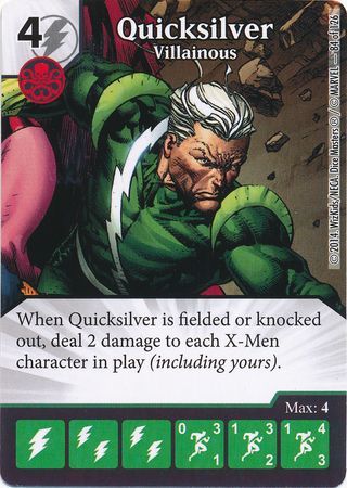 Quicksilver Villainous Uncommon Marvel Dice Masters The Uncanny X Men Singles Quicksilver Villainous Uncommon Marvel Dice Masters The Uncanny X Men Singles