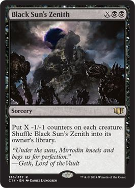 Black Sun s Zenith 136 337 Commander 2014 Singles Black Sun s Zenith 136 337 Commander 2014 Singles