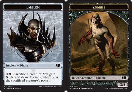 Nixilis Emblem 035 Zombie Token 016 C14 Nixilis Emblem 035 Zombie Token 016 C14