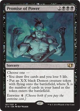 Promise of Power 157 337 Commander 2014 Singles Promise of Power 157 337 Commander 2014 Singles