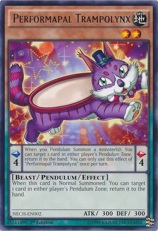 Performapal Trampolynx NECH EN002 Rare 1st Edition The New Challengers NECH 1st Edition Singles Performapal Trampolynx NECH EN002 Rare 1st Edition The New Challengers NECH 1st Edition Singles