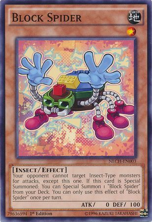 Block Spider NECH EN003 Common 1st Edition Block Spider NECH EN003 Common 1st Edition