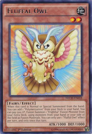 Fluffal Owl NECH EN018 Rare 1st Edition The New Challengers NECH 1st Edition Singles Fluffal Owl NECH EN018 Rare 1st Edition The New Challengers NECH 1st Edition Singles