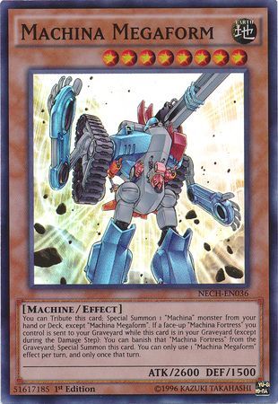 Machina Megaform NECH EN036 Super Rare 1st Edition The New Challengers NECH 1st Edition Singles Machina Megaform NECH EN036 Super Rare 1st Edition The New Challengers NECH 1st Edition Singles