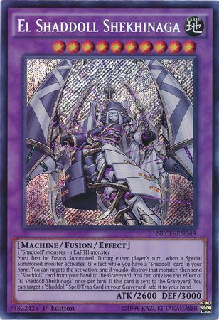 El Shaddoll Shekhinaga NECH EN049 Secret Rare 1st Edition The New Challengers NECH 1st Edition Singles El Shaddoll Shekhinaga NECH EN049 Secret Rare 1st Edition The New Challengers NECH 1st Edition Singles