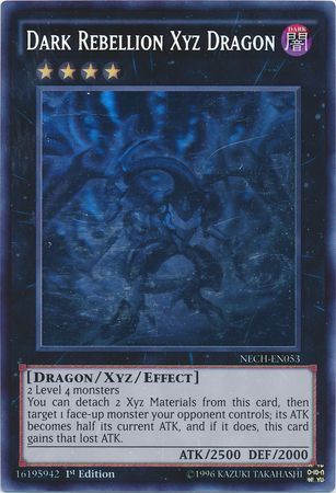 Details about   Dark Rebellion Xyz Dragon NECH-EN053 HP Ghost Rare Yugioh 