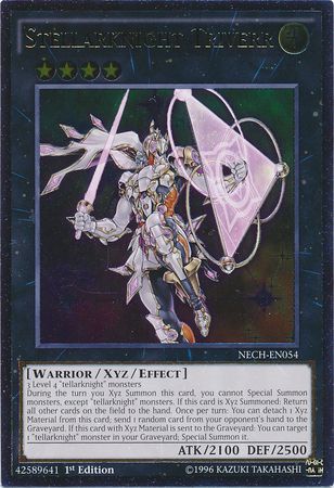 Ultimate Rare Stellarknight Triverr NECH EN054 1st Edition The New Challengers NECH 1st Edition Singles Ultimate Rare Stellarknight Triverr NECH EN054 1st Edition The New Challengers NECH 1st Edition Singles