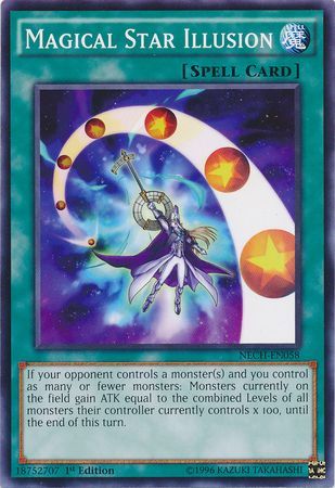 Magical Star Illusion NECH EN058 Common 1st Edition The New Challengers NECH 1st Edition Singles Magical Star Illusion NECH EN058 Common 1st Edition The New Challengers NECH 1st Edition Singles