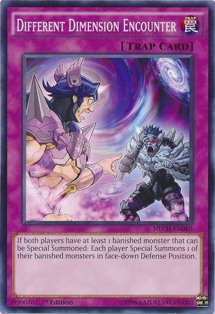 Different Dimension Encounter NECH EN080 Common 1st Edition The New Challengers NECH 1st Edition Singles Different Dimension Encounter NECH EN080 Common 1st Edition The New Challengers NECH 1st Edition Singles