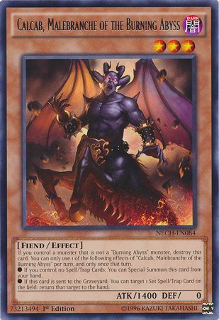 Calcab Malebranche of the Burning Abyss NECH EN084 Rare 1st Edition The New Challengers NECH 1st Edition Singles Calcab Malebranche of the Burning Abyss NECH EN084 Rare 1st Edition The New Challengers NECH 1st Edition Singles