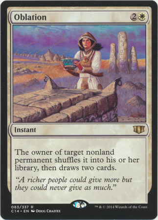 Oblation 083 337 Commander 2014 Singles Oblation 083 337 Commander 2014 Singles
