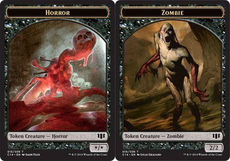 Horror Token 015 Zombie Token 016 C14 Horror Token 015 Zombie Token 016 C14