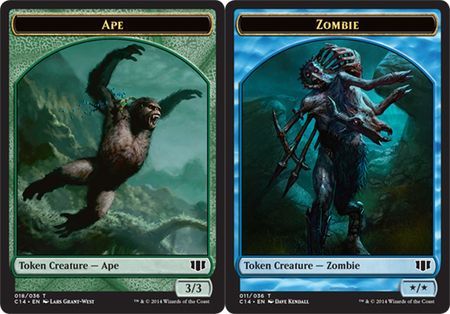 Ape Token 018 Zombie Token 011 C14 Ape Token 018 Zombie Token 011 C14