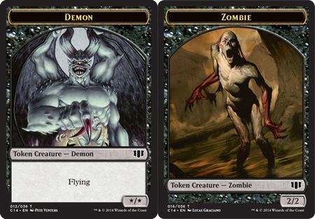 Demon Token 012 Zombie Token 016 C14 Demon Token 012 Zombie Token 016 C14