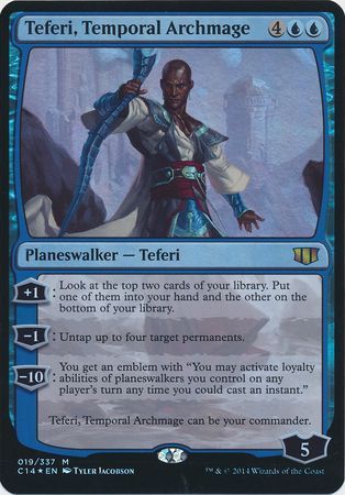 Teferi Temporal Archmage Oversized Foil Commander 2014 Singles Teferi Temporal Archmage Oversized Foil Commander 2014 Singles