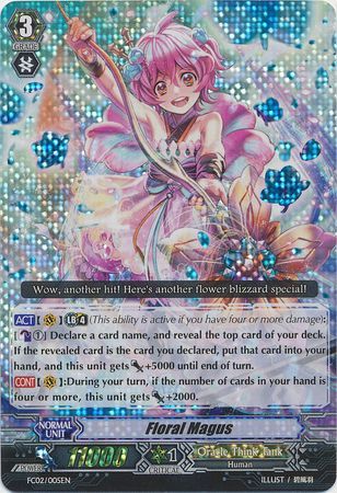 Floral Magus FC02 005EN Triple Rare RRR Floral Magus FC02 005EN Triple Rare RRR