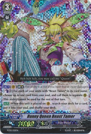 Bunny Queen Beast Tamer FC02 021EN Triple Rare RRR Bunny Queen Beast Tamer FC02 021EN Triple Rare RRR